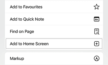Start creating a shortcut