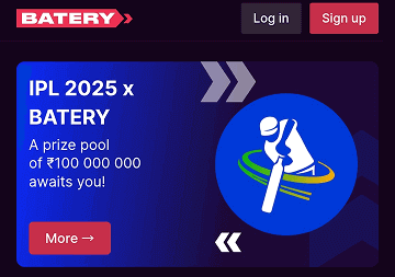 Visit the official Batery website in India