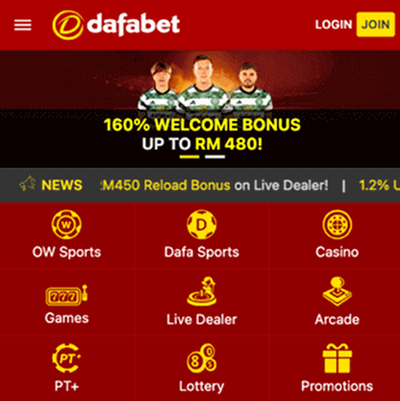 Open the official Dafabet site in India