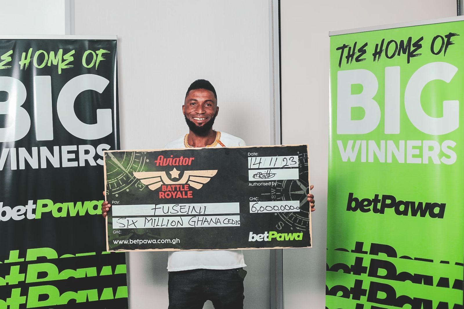 Fuseini from Kumasi wins Aviator game